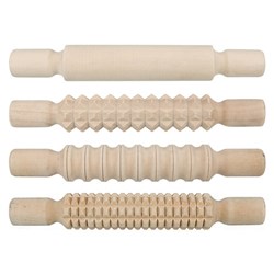 Pattern Rolling Pins Wooden 4